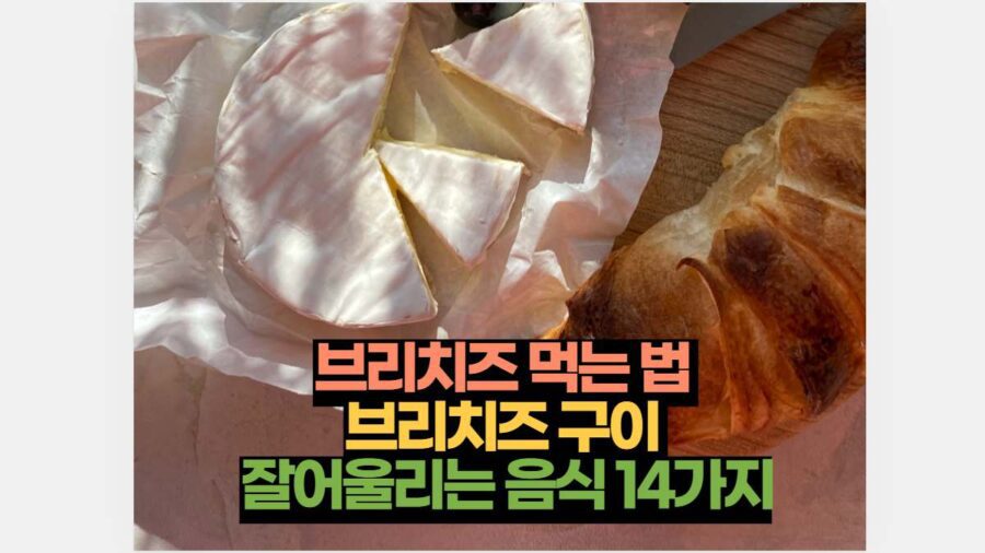 브리치즈 먹는 법  브리치즈 구이  잘어울리는 음식 14가지
