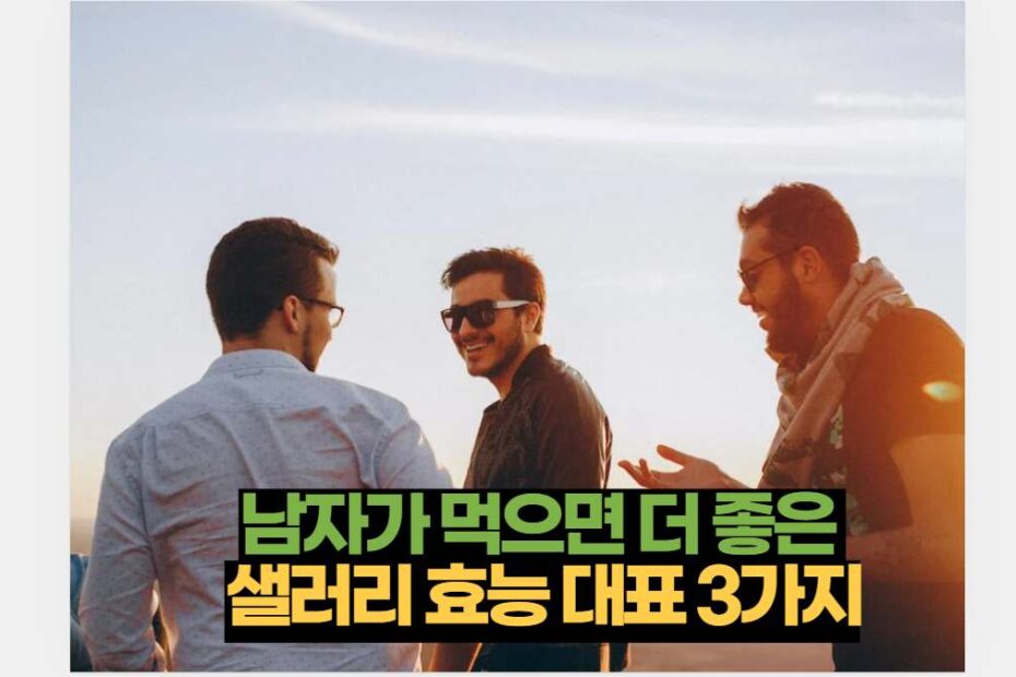 남자가 먹으면 더 좋은  샐러리 효능 대표 3가지