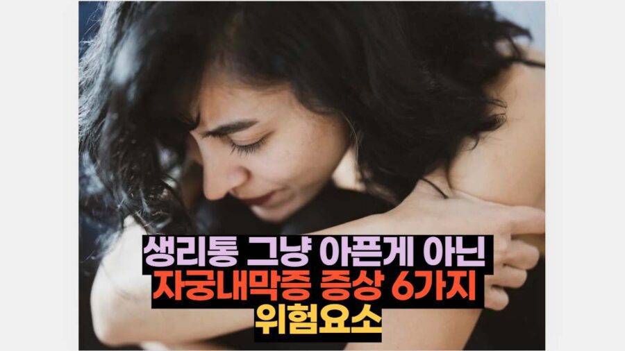 생리통 그냥 아픈게 아닌  자궁내막증 증상 6가지  위험요소