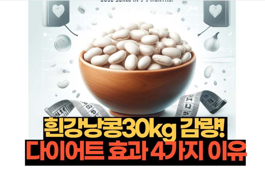 흰강낭콩30kg 감량!  다이어트 효과 4가지 이유