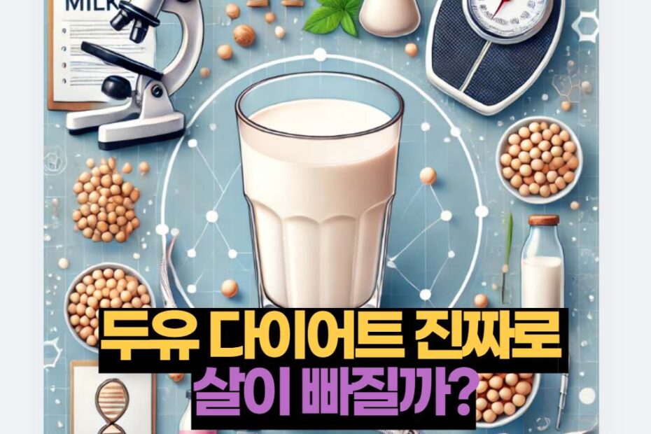 두유 다이어트 진짜로  살이 빠질까?