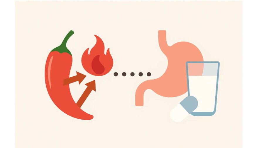 매운맛 뒤끝? 속쓰림·설사 잡는 7가지 비밀 대처법! 2 매운맛 해독 루틴 6단계